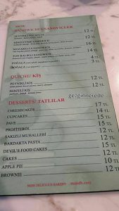 Miss Delicious Bakery menü miss delicious bakery arnavutköy